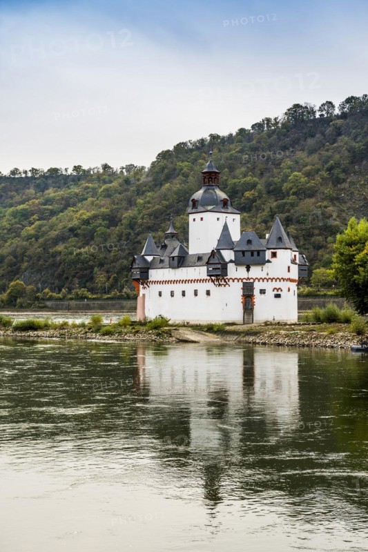 Pfalzgrafenstein Castle, Kaub, Upper Middle Rhine Valley, UNESCO World Heritage Site, Rhineland-Palatinate, Germany, Europe