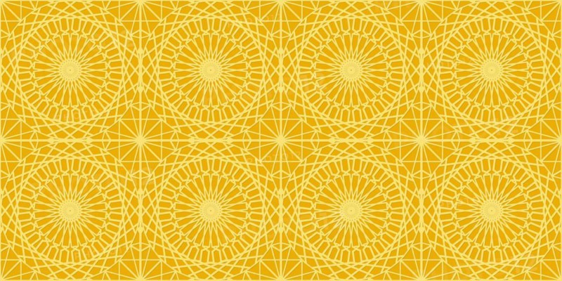 Islamic gold ornament vector seamless pattern