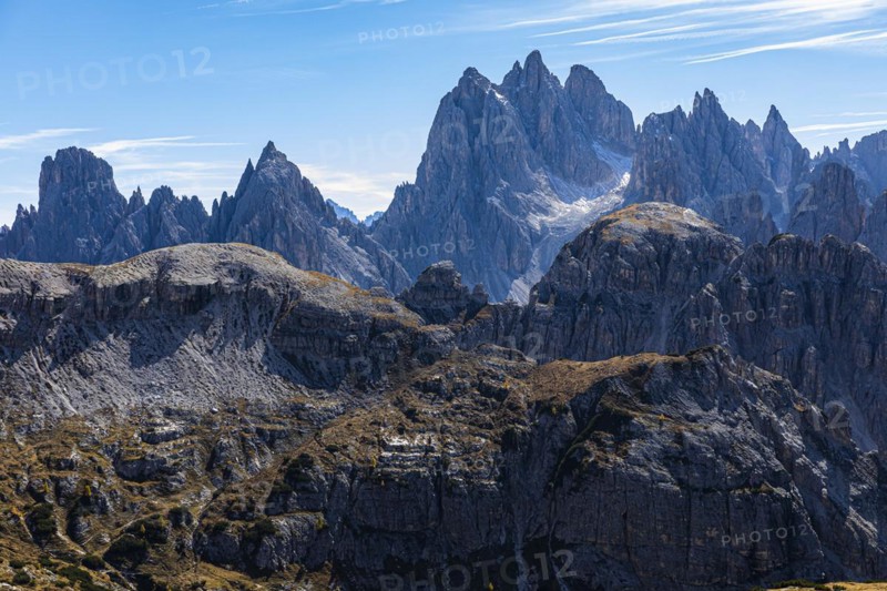 Summit of the Cadini di Misurina, Dolomites, South Tyrol, Italy, Europe