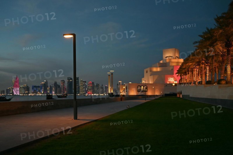 Museum of Islamic Art by the Archtics Ieoh Ming Pei and Jean-Michel Wilmotte, Doha, Qatar, Asia