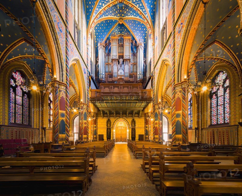 Organ, St. Marys Basilica, Basilica St. Mary, Kevelaer, North Rhine-Westphalia, Germany, Europe