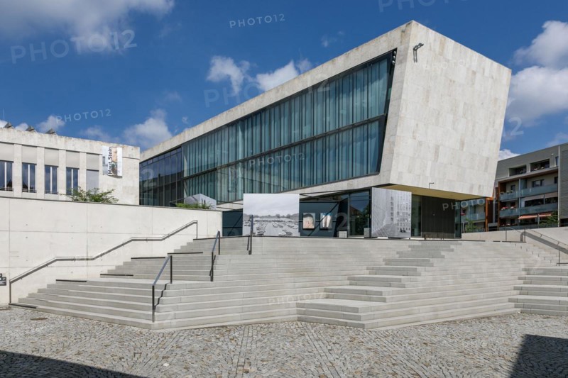 Buergerhaus Nordhausen, multifunctional building with information, cultural, educational centre and municipal library, Nordhausen, Thuringia, Germany, Europe