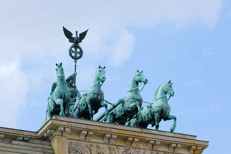 Quadriga, Brandenburg Gate, Berlin, Germany, Europe