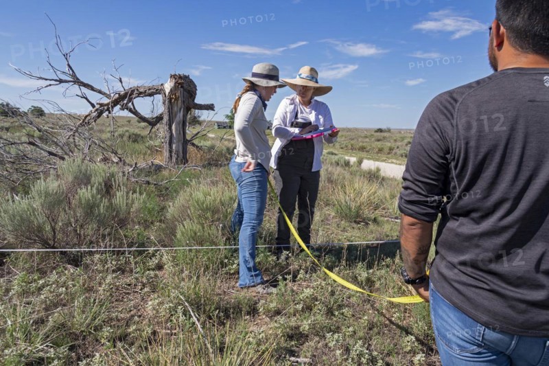 Granada, Colorado, The University of Denver Archaeology Field School at the World War 2 Amache Japanese internment camp. Under the direction of Dr. Annie Danis
