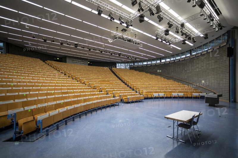 Audimax of the Technical University of Dortmund, TU, lecture hall, lecture, study, study, Dortmund, North Rhine-Westphalia, Germany, Europe