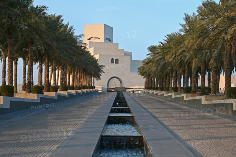 Museum of Islamic Art by the Archtics Ieoh Ming Pei and Jean-Michel Wilmotte, Doha, Qatar, Asia