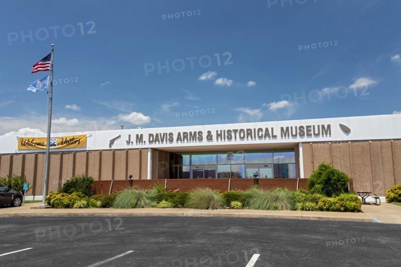 Claremore, Oklahoma, The Davis Arms & Historical Museum, which displays what it calls the worlds largest private firearms collection. The weapons originally belonged to J. M. Davis. They are now displayed in a museum built by the State of Oklahoma