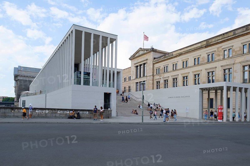 James Simon Gallery and New Museum, Museum Island, Berlin, Germany, Europe