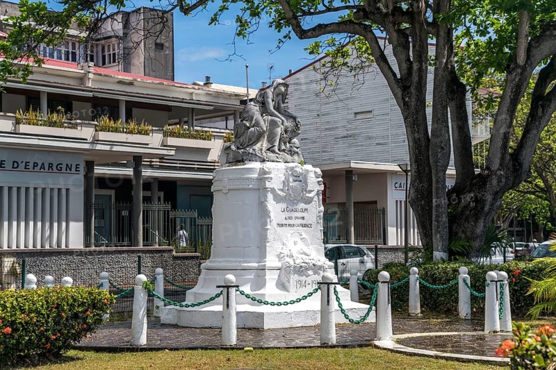 World War II Memorial in Pointe-a-Pitre, Guadeloupe, France, North America