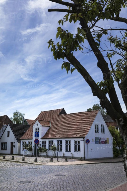 Museum Island Luettenheid in Heide, here the Brahms House or ancestral home of the Brahms family, Heide
