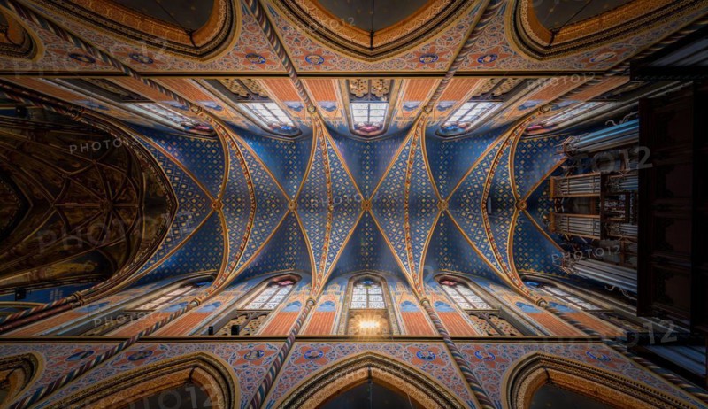 Ceiling, St. Marys Basilica, Basilica St. Mary, Kevelaer, North Rhine-Westphalia, Germany, Europe