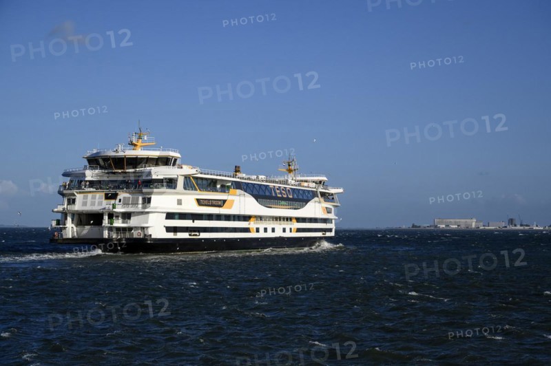 Ferry between Den Helder and Texel, leaving the island towards Den Helder
