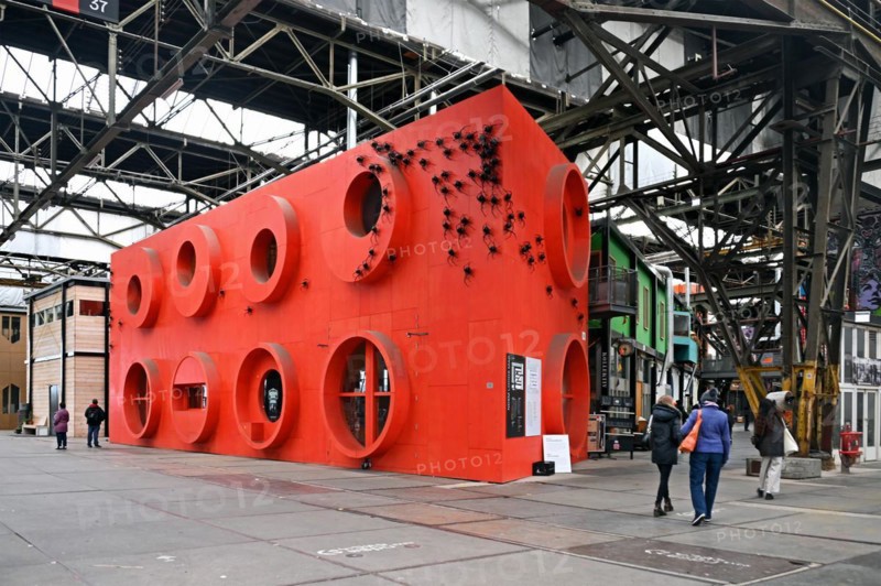 Shipyard hall NDSM Plein, Amsterdam, Netherlands