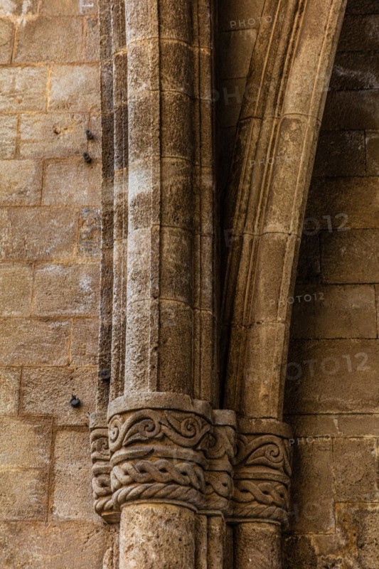 Knights Street in Old Town from the time of the Order of St. John, the only surviving 16th century street in late Gothic style, Oddos Ippoton, Rhodes Town, Greece, Europe