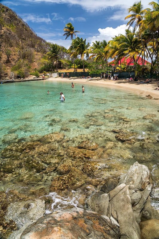 Plage du Pain de sucre beach, Terre-de-Haut island, Les Saintes, Guadeloupe, Caribbean, France, North America