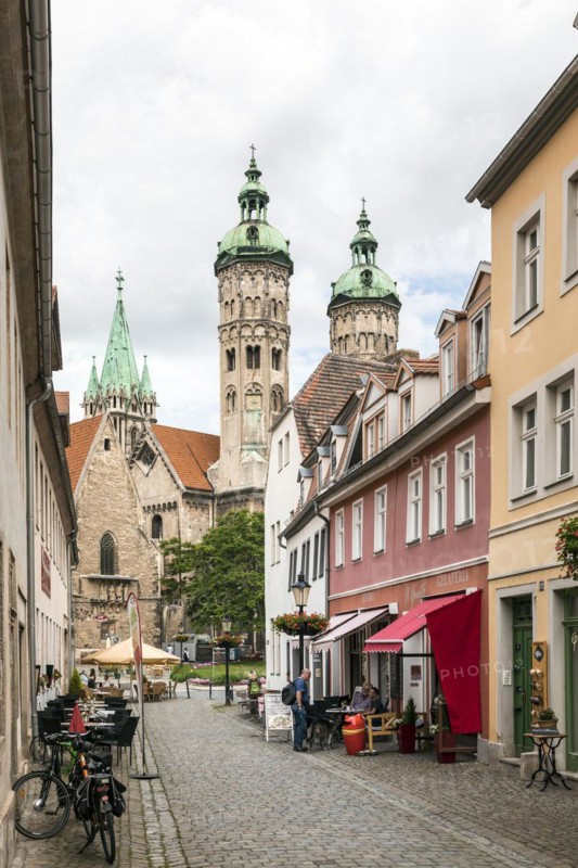 Medieval Old Town with Naumburg Cathedral St. Peter and Paul, Naumburg