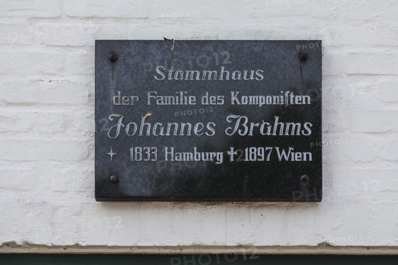Museum Island Luettenheid in Heide, here the Brahms House or ancestral home of the Brahms family, Heide