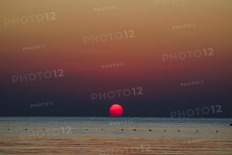 Sunrise on the Red Sea. Sharm-el-Sheikh, 19.11.2022, Sharm-el-Sheikh, Egypt, Africa