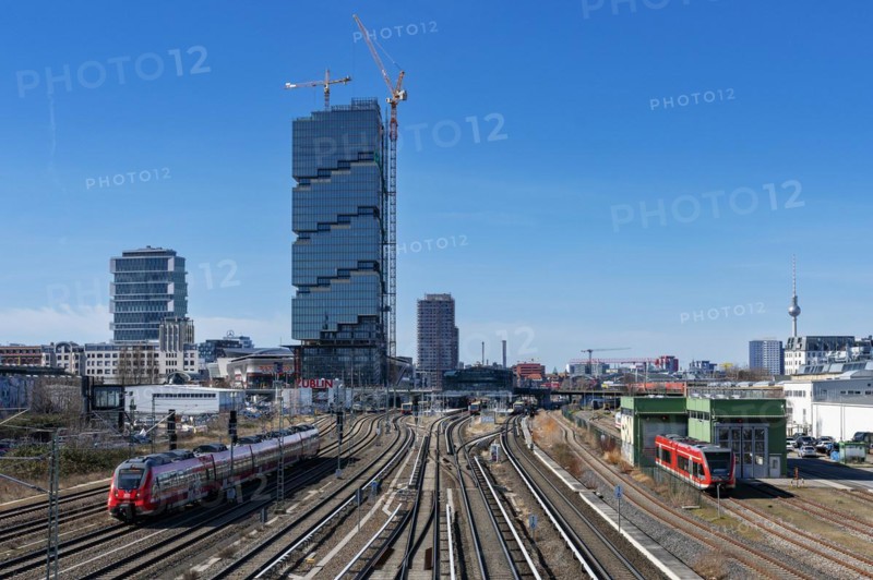 Infrastructure at Warschauer Strasse station, Friedrichshain, Berlin, Germany, Europe