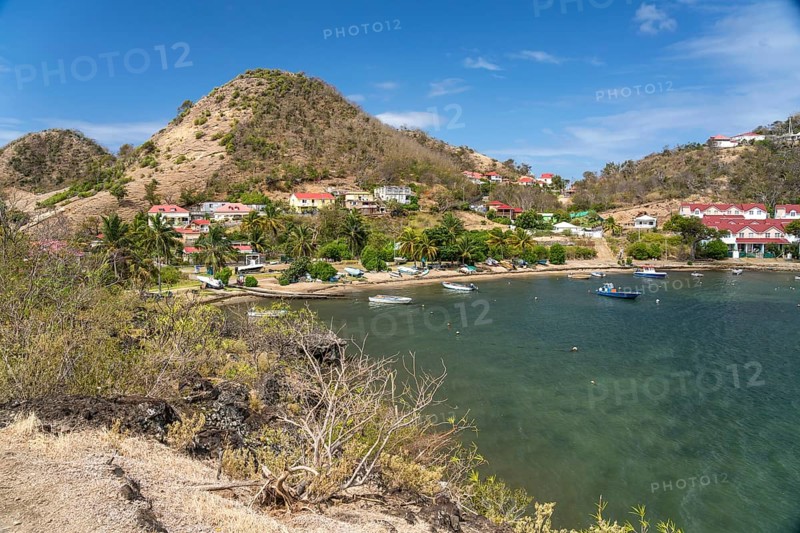 Marigot Bay and Beach, Terre-de-Haut Island, Les Saintes, Guadeloupe, Caribbean, France, North America