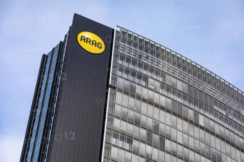 ARAG Corporate Headquarters, Winter, Duesseldorf, North Rhine-Westphalia, Germany, Europe