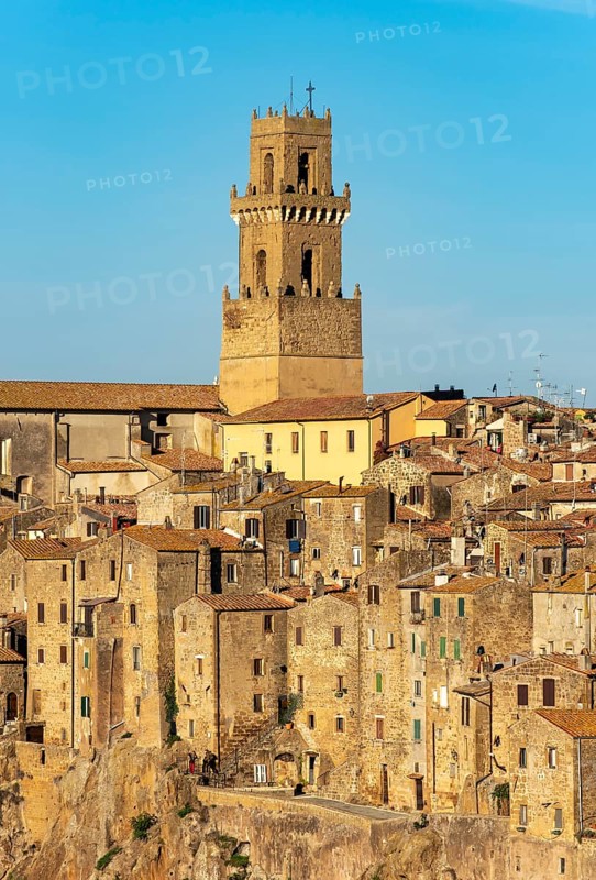 Pitigliano Cathedral, Tuscany, Italy, Europe