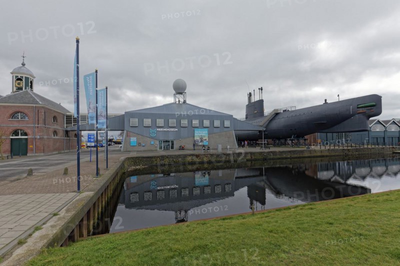Naval Museum, Submarine Toijn, Den Helder, Province of North Holland, The Netherlands, Europe