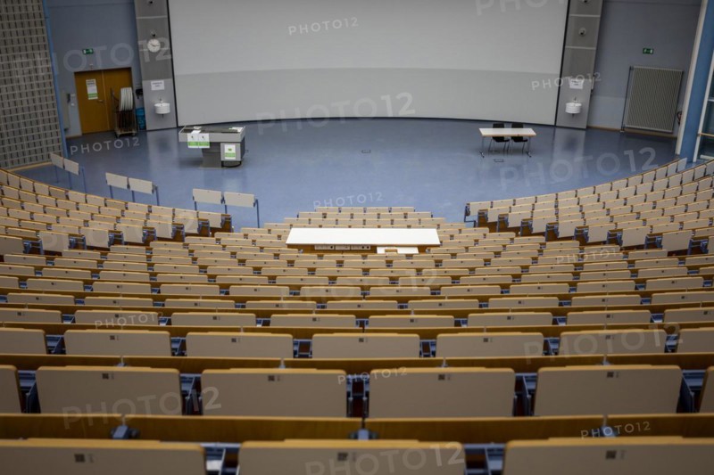 Audimax of the Technical University of Dortmund, TU, lecture hall, lecture, study, study, Dortmund, North Rhine-Westphalia, Germany, Europe