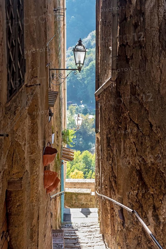 Pitigliano Old Town, Jewish Ghetto Little Jerusalem, Tuscany, Italy, Europe