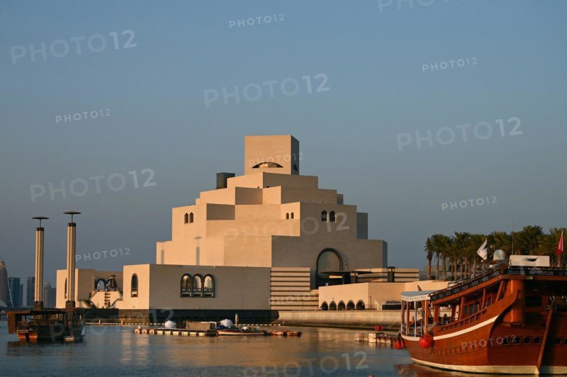 Museum of Islamic Art by the Archtics Ieoh Ming Pei and Jean-Michel Wilmotte, Doha, Qatar, Asia