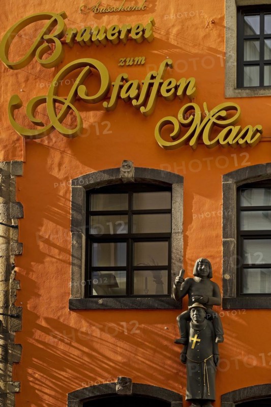 Traditional Pfaffen Brewery, Heumarkt, Old Town, Cologne, Rhineland, North Rhine-Westphalia, Germany, Europe