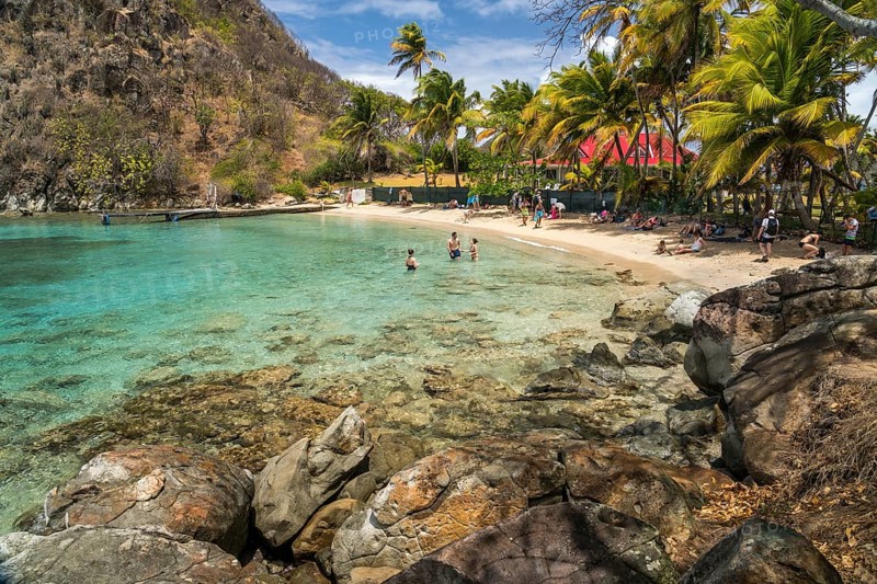Plage du Pain de sucre beach, Terre-de-Haut island, Les Saintes, Guadeloupe, Caribbean, France, North America