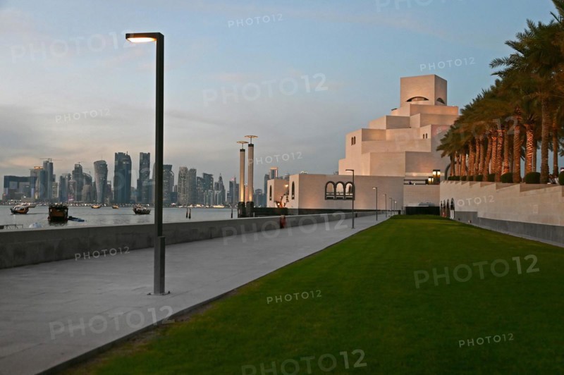 Museum of Islamic Art by the Archtics Ieoh Ming Pei and Jean-Michel Wilmotte, Doha, Qatar, Asia
