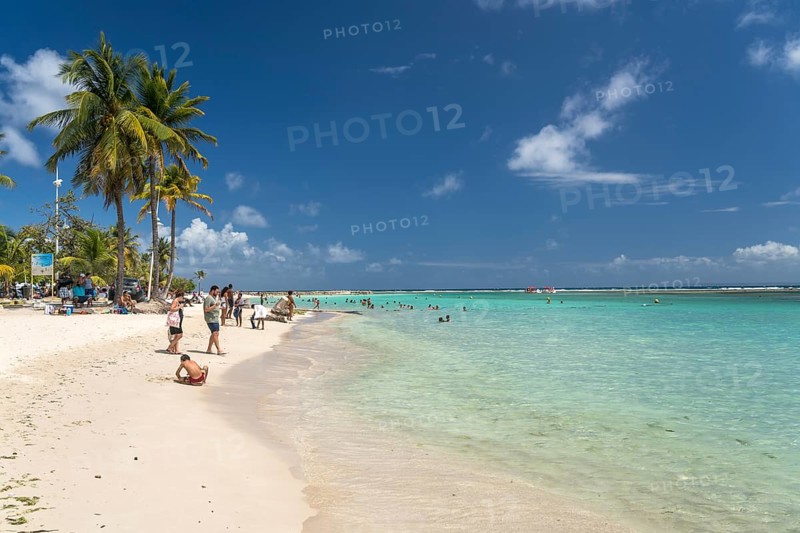 On the beach of Sainte-Anne, Guadeloupe, France, North America