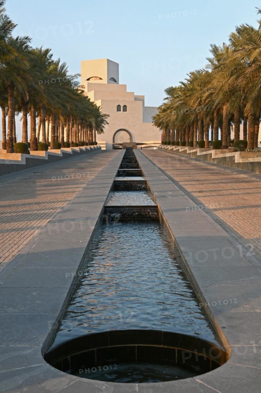 Museum of Islamic Art by the Archtics Ieoh Ming Pei and Jean-Michel Wilmotte, Doha, Qatar, Asia