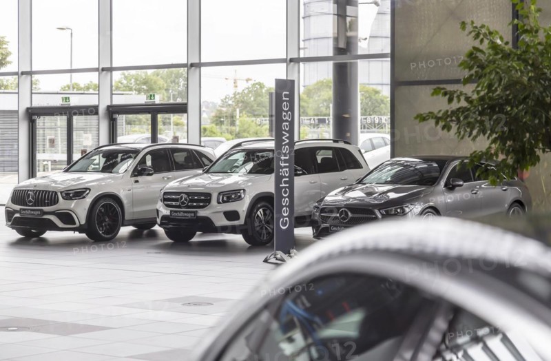 Business car, used car, Mercedes branch Stuttgart, Baden-Wuerttemberg, Germany, Europe