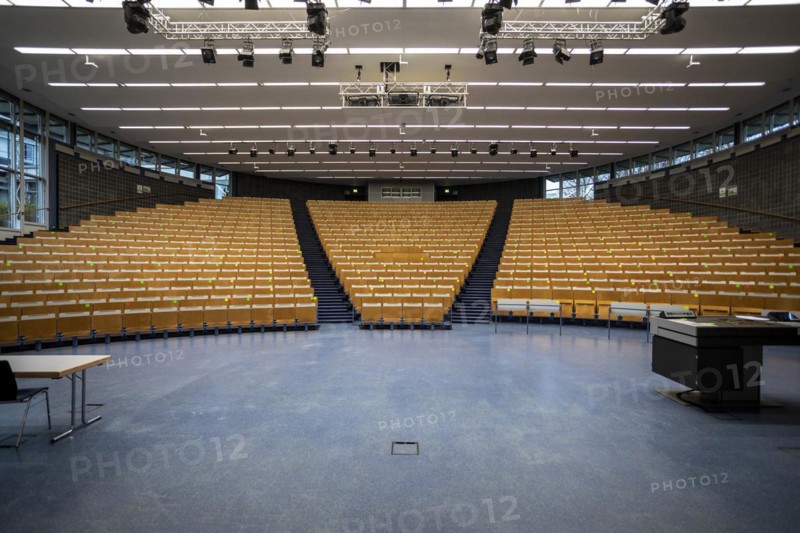 Audimax of the Technical University of Dortmund, TU, lecture hall, lecture, study, study, Dortmund, North Rhine-Westphalia, Germany, Europe