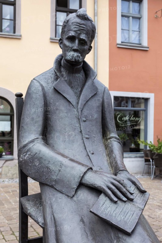 Nietzsche Monument on the Holzmarkt in Naumburg, Naumburg