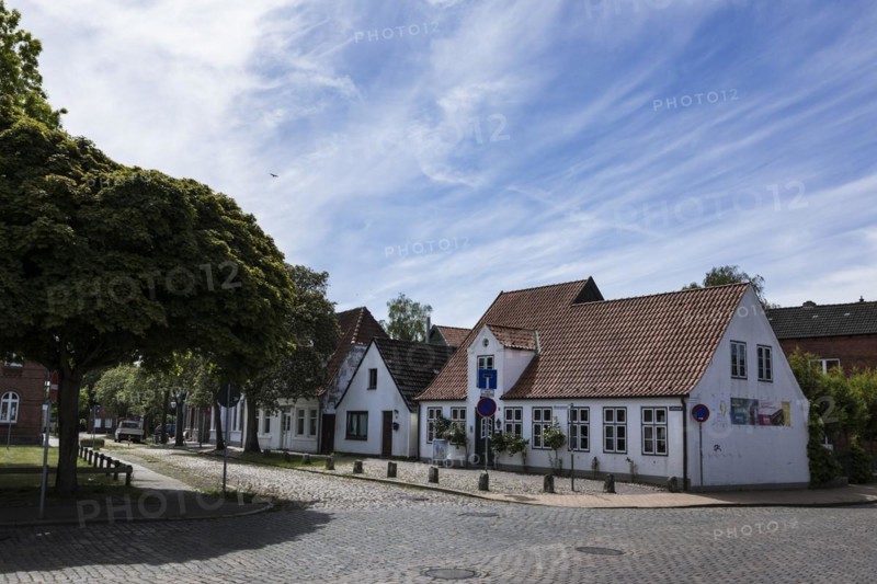 Museum Island Luettenheid in Heide, here the Brahms House or ancestral home of the Brahms family, Heide