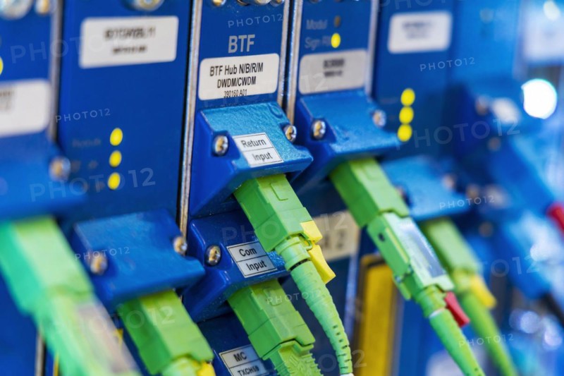 Distribution cabinet of a technical service provider for internet, high-tech, Stuttgart, Baden-Wuerttemberg, Germany, Europe