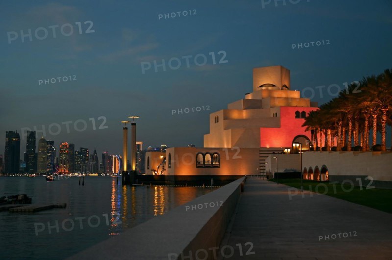 Museum of Islamic Art by the Archtics Ieoh Ming Pei and Jean-Michel Wilmotte, Doha, Qatar, Asia