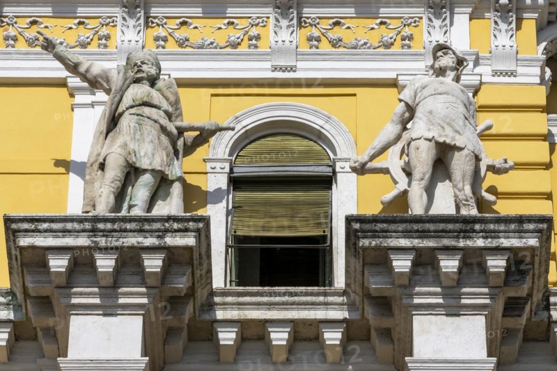 Detail of the most representative building in Rijeka