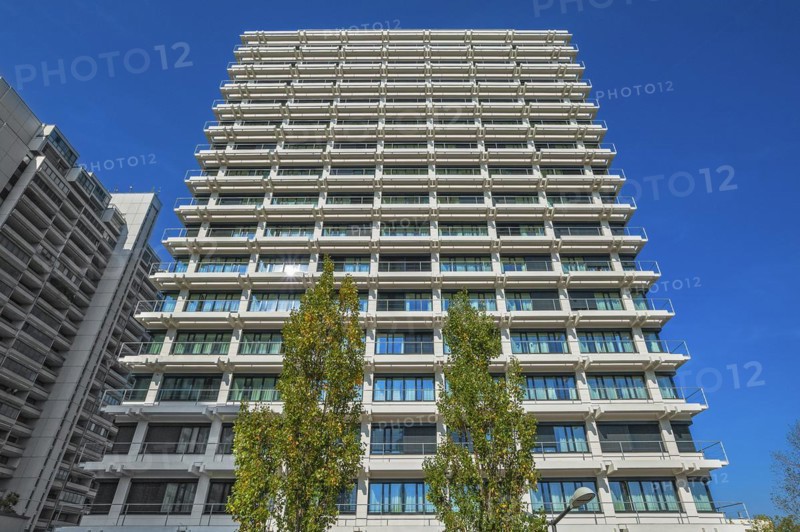 High-rise buildings in the former Olympic Village
