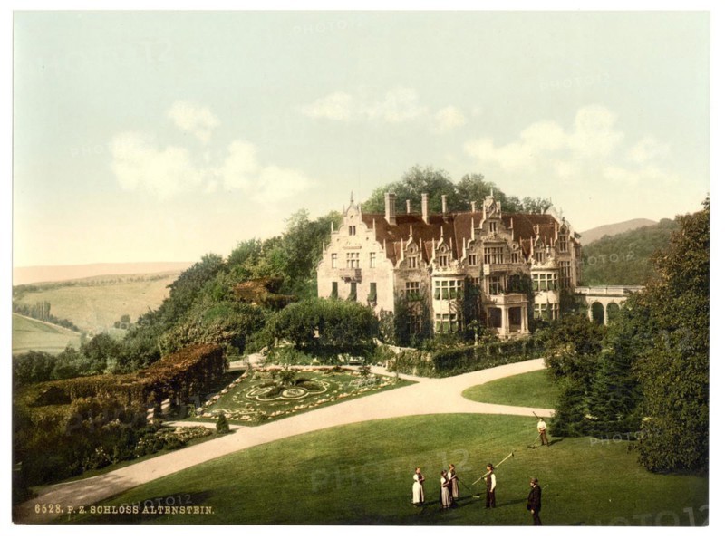 Altenstein Castle near Bad Liebenstein in the Wartburg district of Thuringia