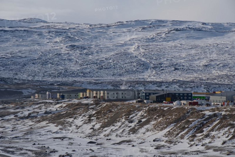 Building of the former US military base in Kangerlussuaq