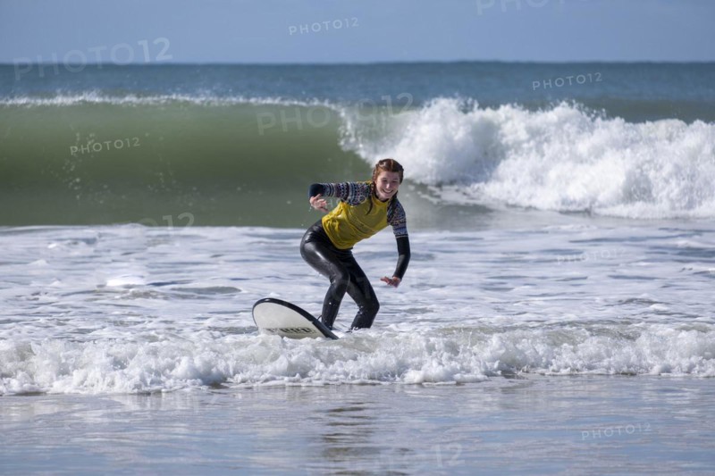 Surfers on the beach at Jeffreys Bay near Port Elizabeth