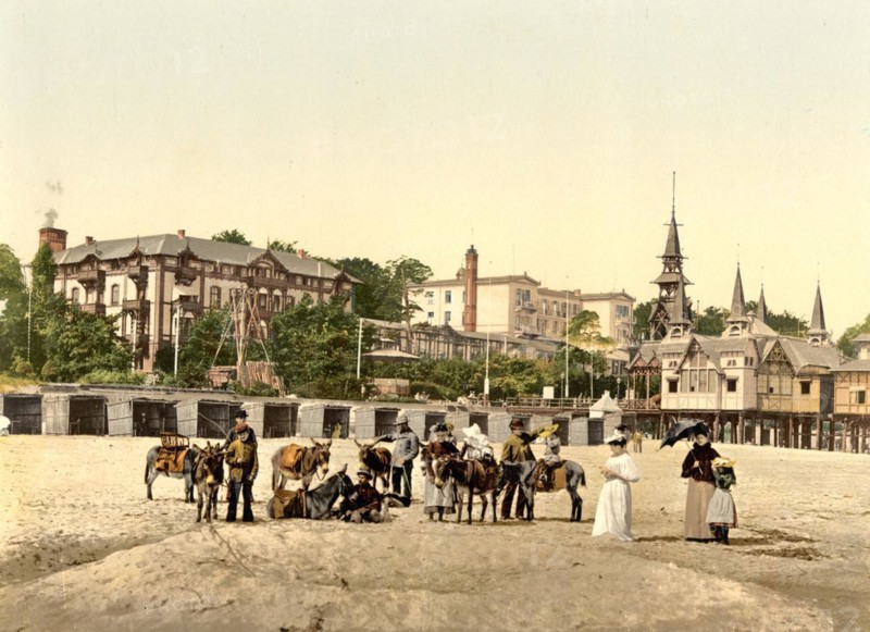 The Casino and the Pier of Heringsdorf