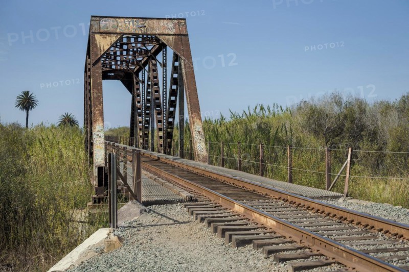 Old railway bridge at Ventura