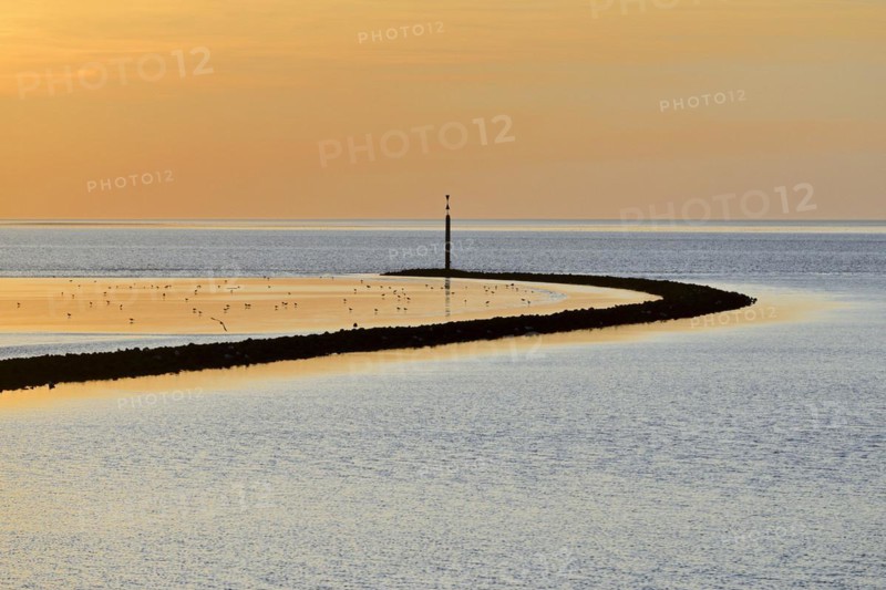 Sunset over the Wadden Sea
