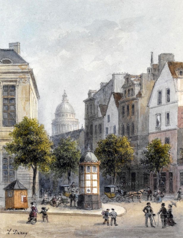 The last gables of the Rue de lEcole de Medecine